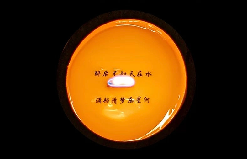 Candela artigianale profumata in bambù – fragranza Tè Verde Longjing